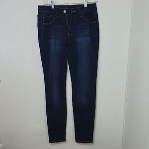 KanCan Women's Deep Indigo Skinny Jeans